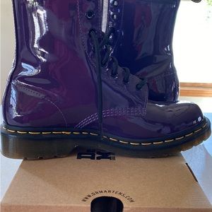 1460 patent leather purple Dr. martens